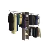 ClosetMaid 58881 SuiteSymphony Wood Closet Organizer Starter Kit with Tower and 3 Hang Rods Shelves