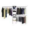 ClosetMaid 58881 SuiteSymphony Wood Closet Organizer Starter Kit with Tower and 3 Hang Rods Shelves