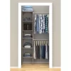 ClosetMaid 58881 SuiteSymphony Wood Closet Organizer Starter Kit with Tower and 3 Hang Rods Shelves