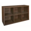 ClosetMaid 6109 Decorative 6-Cube Storage Organizer, Dark Chestnut