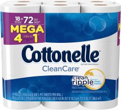 Cottonelle Clean Care Mega Roll Bath Tissue, 18 Count
