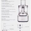 Cuisinart 8 Cup Food Processor, 350-Watt Motor, Medium to Fine Slicing Discs, FP-8SV
