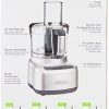 Cuisinart 8 Cup Food Processor by Cuisinart, 350-Watt Motor, Medium to Fine Slicing Discs, FP-8SV