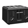 Cuisinart CPT-142BK 4-Slice Compact Plastic Toaster, Black