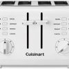 Cuisinart CPT-142P1 4-Slice Compact Plastic Toaster, White