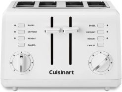 Cuisinart CPT-142P1 4-Slice Compact Plastic Toaster, White