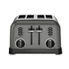 Cuisinart CPT-180BKS Classic 4-Slice Toaster, Black/Stainless Steel