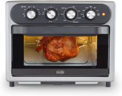 DASH Air Fry Multi Oven - 7 in 1 Convection Air Fry Oven with Non-stick Fry Basket, Baking Pan & Rack, 23L, 1500-Watt - GraphiteDASH Air Fry Multi Oven - 7 in 1 Convection Air Fry Oven with Non-stick Fry Basket, Baking Pan & Rack, 23L, 1500-Watt - Graphite