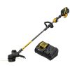 DEWALT DCST970X1S 60V MAX Brushless Cordless Battery Powered String Trimmer Kit with (1) FLEXVOLT 3Ah Battery & Charger