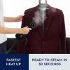 Electrolux LX15002 Portable Handheld Garment and Fabric Steamer 1500 Watts, Quick Heat Ceramic Plate Steam Nozzle, 2 in 1 Fabric Wrinkle Remover and Clothing Iron, with Fabric, Lint Brush, and Steam Nozzle