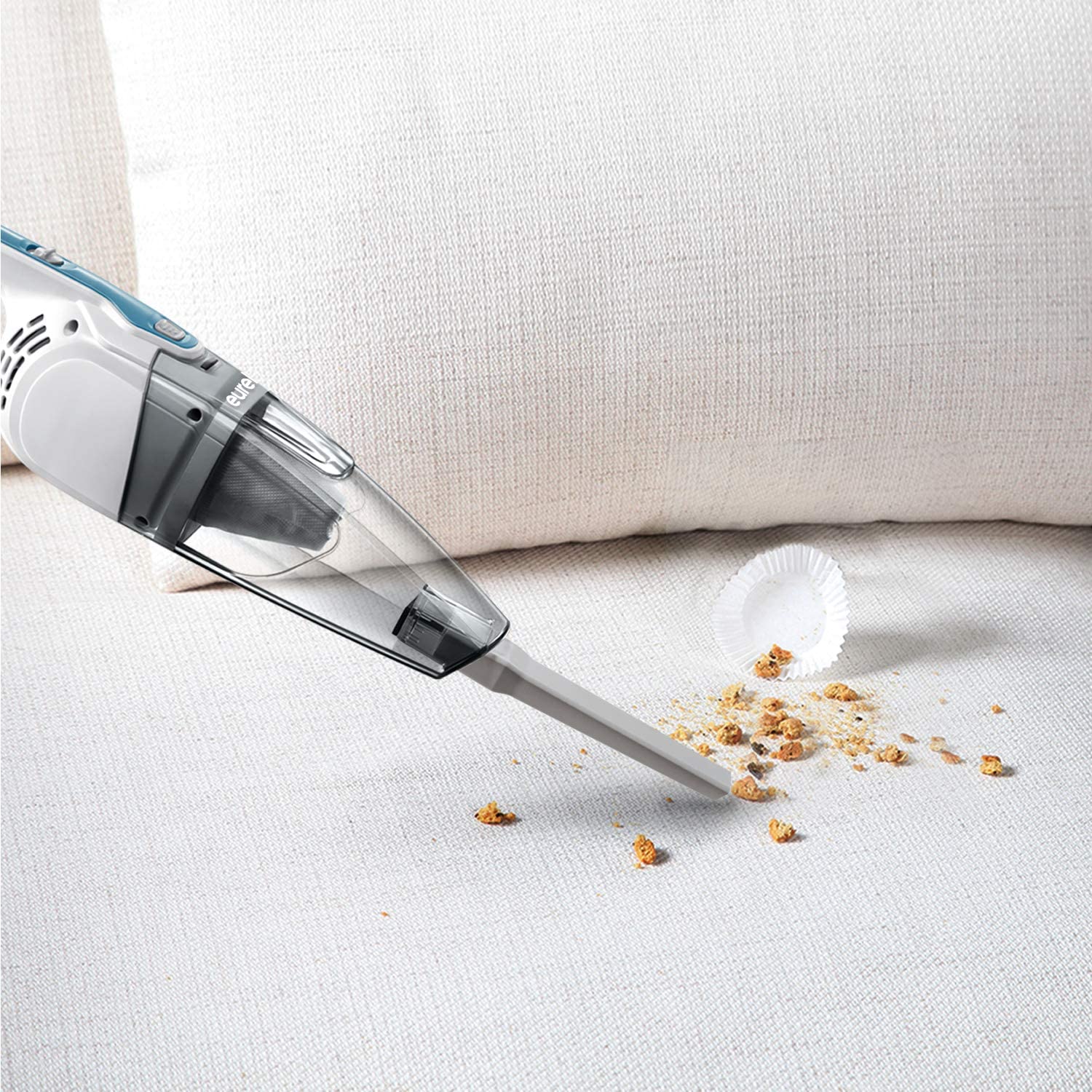 Eureka NES100 Lightweight Corded Stick Vacuum Cleaner Powerful Suction Convenient Handheld Vac with Filter for Hard Floor, 3-in-1, Aqua Blue5 Eureka NES100 Lightweight Corded Stick Vacuum Cleaner Powerful Suction Convenient Handheld Vac with Filter for Hard Floor, 3-in-1, Aqua Blue