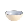 Gibson Elite Contempo Classic Double Bowl Dinnerware Set, Service for 4 (16pcs), Light Blue