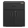 Gladiator GAGB28KDKSG Steel Freestanding Garage Cabinet in Black (28-in W x 31-in H x 18-in D)