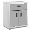 Gladiator GAGB28KDKW 28 in. W x 31 in. H x 18 in. D 1-Shelf 3/4-Door Modular GearBox Freestanding Cabinet in White