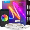 Govee RGBIC LED Strip Lights, 32.8ft WiFi LED Lights Work with Alexa and Google Assistant, Smart LED Strips App Control, DIY, Music Sync, Color Changing LED Lights for Bedroom, TV, Indoor, Christmas