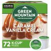 Green Mountain Coffee Roasters Caramel Vanilla Cream, Single-Serve Keurig K-Cup Pods, Flavored Light Roast Coffee, 12 Count (Pack of 6)