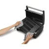 Hamilton Beach 25361 Searing Grill 118 in. Stainless Steel Indoor Grill with Non-Stick Plates and Lid Window