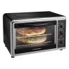 Hamilton Beach 31100D 1500-Watt 12-Slice Black Countertop Oven with Convection and Rotisserie