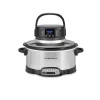 Hamilton Beach 33061 2 in 1 6 Qt. Stainless Steel Slow Cooker with Air Fry Lid