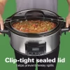 Hamilton Beach 33561 Stay or Go 6 Qt. Stainless Steel Slow Cooker with Built in Timer