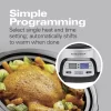 Hamilton Beach 33861 FlexCook 6 Qt. Silver Programmable Slow Cooker with Temperature Controls