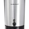 Hamilton Beach 40515R 45 Cup Coffee Urn and Hot Beverage Dispenser Silver