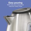 Hamilton Beach Electric Tea Kettle, Water Boiler & Heater, 1.7 L, Cordless, Auto-Shutoff and Boil-Dry Protection, Stainless Steel (40880)