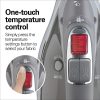 Hamilton Beach Steam Iron & Vertical Steamer with Scratch-Resistant Durathon Soleplate, 1700 Watts, Digital Temperature Control, Retractable Cord, 3-Way Auto Shutoff, Anti-Drip, Self-Cleaning (19901)