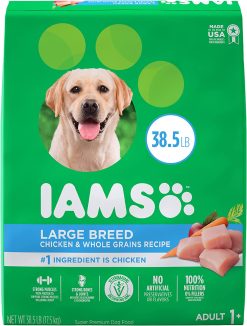 Iams Large Breed Adult Dry Dog Food, Chicken & Lamb 38.5LB