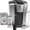 Keurig Fil K-Elite C Single Serve Coffee Maker (Brushed Silver) with 15, Water Filter, and My K-Cup, 2