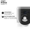 Keurig K-Duo Coffee Maker, Single Serve and 12-Cup Carafe Drip Coffee Brewer, Compatible with K-Cup Pods and Ground Coffee, Black