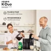 Keurig K-Duo Coffee Maker, Single Serve and 12-Cup Carafe Drip Coffee Brewer, Compatible with K-Cup Pods and Ground Coffee, Black