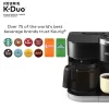 Keurig K-Duo Coffee Maker, Single Serve and 12-Cup Carafe Drip Coffee Brewer, Compatible with K-Cup Pods and Ground Coffee, Black