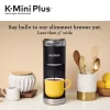 Keurig K-Mini Plus Coffee Maker, Single Serve K-Cup Pod Coffee Brewer, 6 to 12 oz. Brew Size, Stores up to 9 K-Cup Pods, Black
