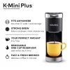 Keurig K-Mini Plus Coffee Maker, Single Serve K-Cup Pod Coffee Brewer, 6 to 12 oz. Brew Size, Stores up to 9 K-Cup Pods, Black