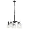 Kichler 44030BK Winslow 5-Light Black Modern Contemporary Chandelier