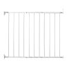 KidCo G2000 Safeway Top of Stairs Quick Release Baby Gate for Blocking Stairs or Hallways and Dividing Rooms, 42.5 x 30.5 Inches, Steel, White