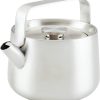 KitchenAid 48562 Teakettles Stainless Steel Whistling Teakettle, 1.9 Quart - Brushed Stainless Steel