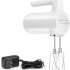 KitchenAid KHMB732WH Cordless 7 Speed Hand Mixer