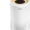 LEVOIT Air Purifiers for Home Allergies and Pets Hair, H13 True HEPA Filter, Quiet Filtration System in Bedroom, Removes Wildfire Smoke Odor Dust Mold, Night Light & Timer, Vista 200 , White