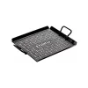 Lodge CRSGP12 13 x 12 Seasoned Carbon Steel Grilling Pan