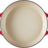 Lodge EC3CC43 3.6 Quart Red Enameled Cast Iron Covered Casserole