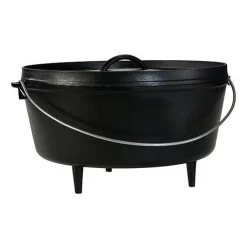 Lodge L14DCO3 Cast Iron Deep 10QT Dutch Oven