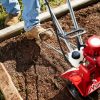 MANTIS 7924 Mini-Tiller/Cultivator 21-cc 9-in Front-Tine Forward-Rotating Tiller CARB