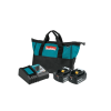 Makita BL1850BDC2 18V LXT Lithium-Ion Battery and Rapid Optimum Charger Starter Pack (5.0Ah)