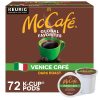 McCafe Venice Café, Single Serve Coffee Keurig K-Cup Pods, Dark Roast Coffee, 72 Count