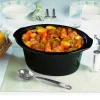 MegaChef MC-1103 Triple 4.5 Qt. Copper Slow Cooker with Glass Lids