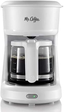 Mr. Coffee 2134286 ® 5-Cup Mini Brew Switch Coffee Maker, White