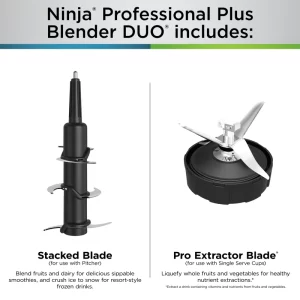 NINJA BN751 72 oz. Professional Plus Countertop Blender DUO with Auto-iQ