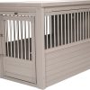 New Age Pet ecoFLEX Pet Crate End Table, Large, Gray